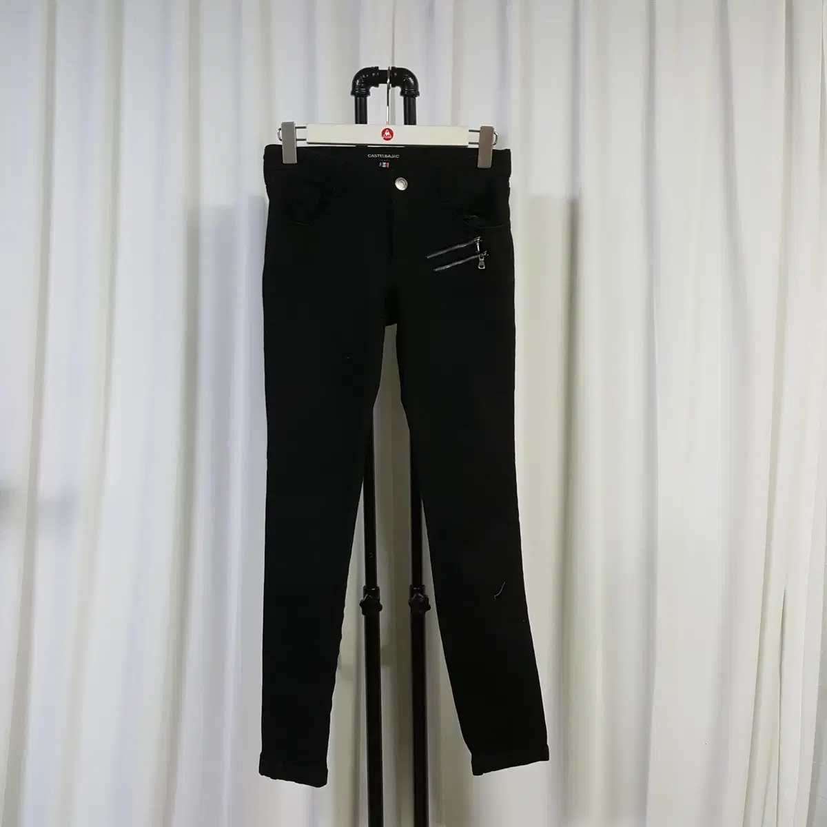 까스텔바작 여성 면 스판 골프바지 블랙 27 오일장
