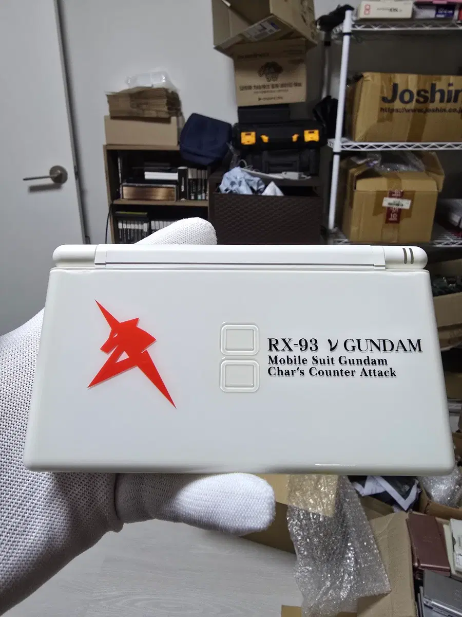 할인! RX-93 뉴건담 한정판 A급 닌텐도 DS Lite DSL 화이트