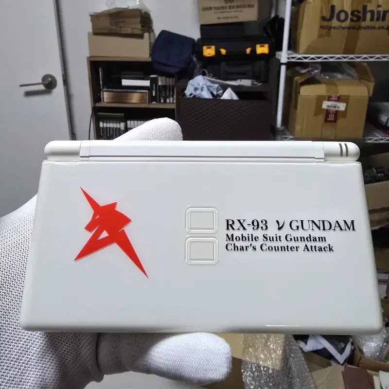 할인! RX-93 뉴건담 한정판 A급 닌텐도 DS Lite DSL 화이트