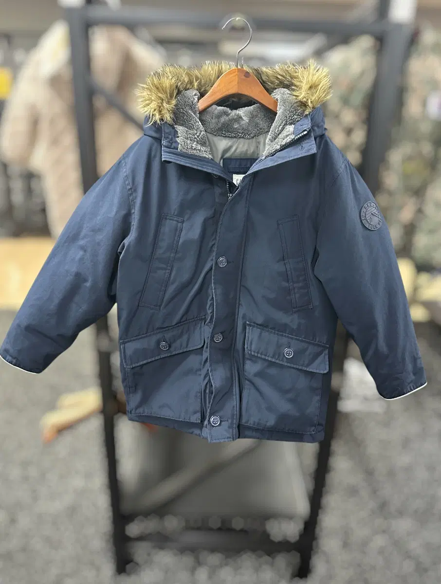 [I61] GAP 키즈 허스키 네이비 패딩 140cm (10-11Y)
