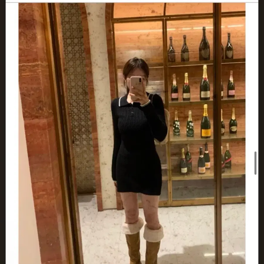 (새상품) 베르니 뮤즈 니트 원피스