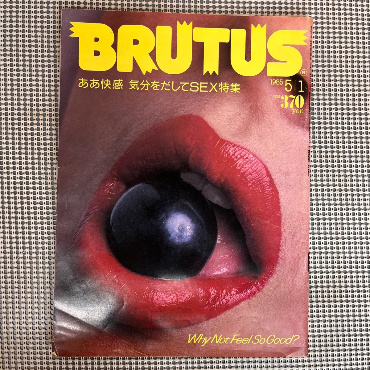 일본잡지 Brutus 1985년 110호