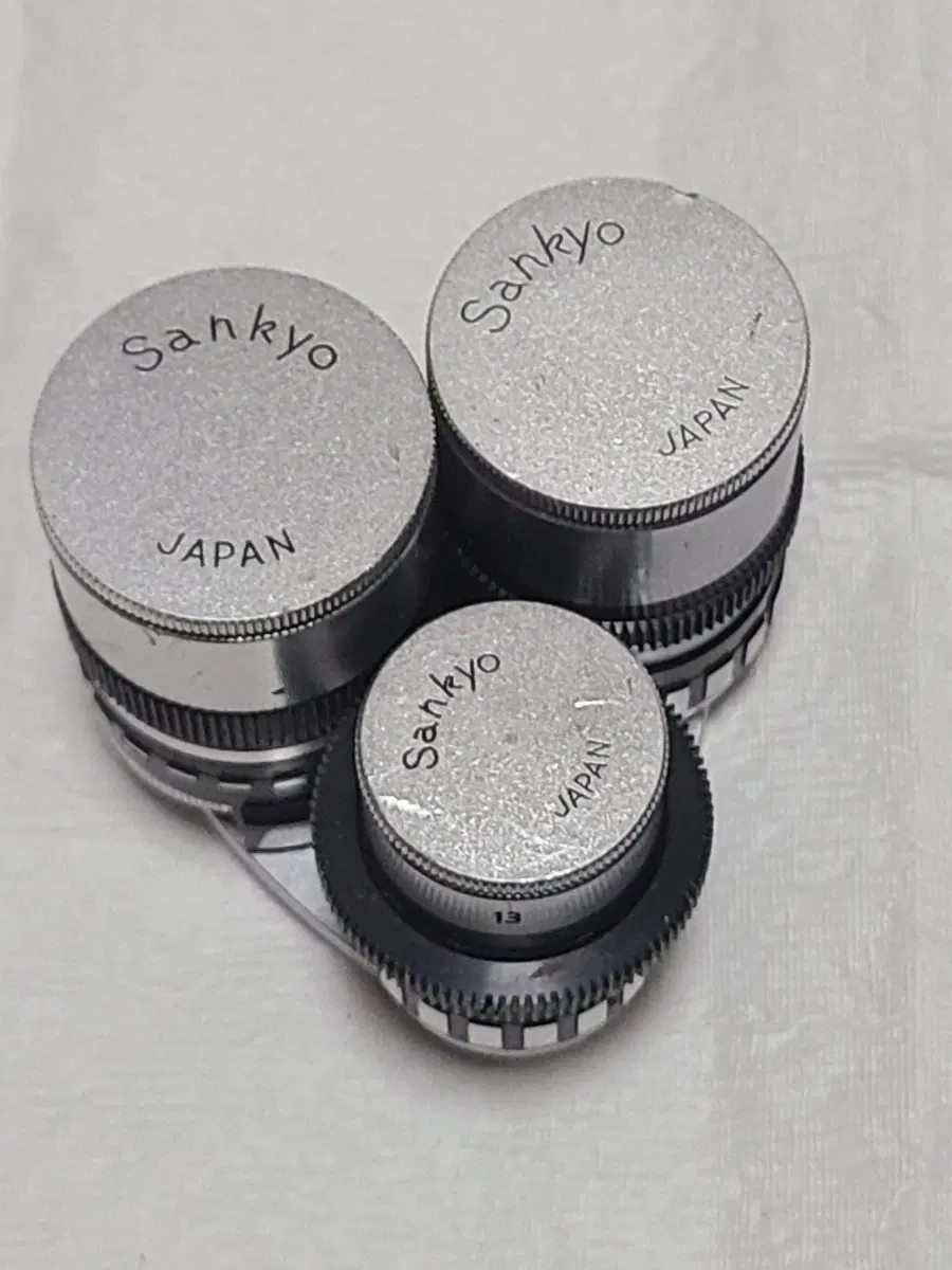 Sankyo 영사기렌즈 38mm/14mm F1.4 렌즈 3종 세트