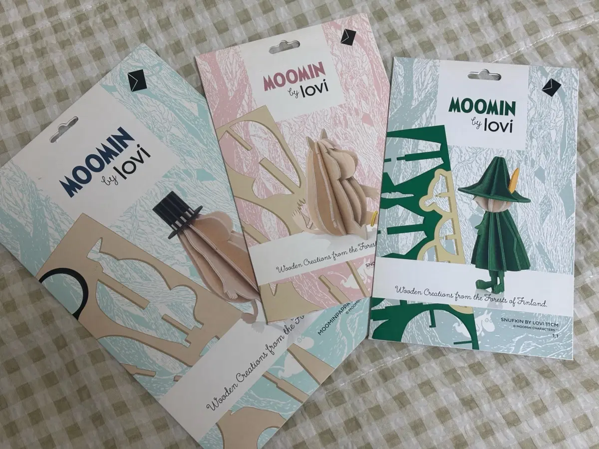 (새상품) 무민 바이 로비 피규어 키트