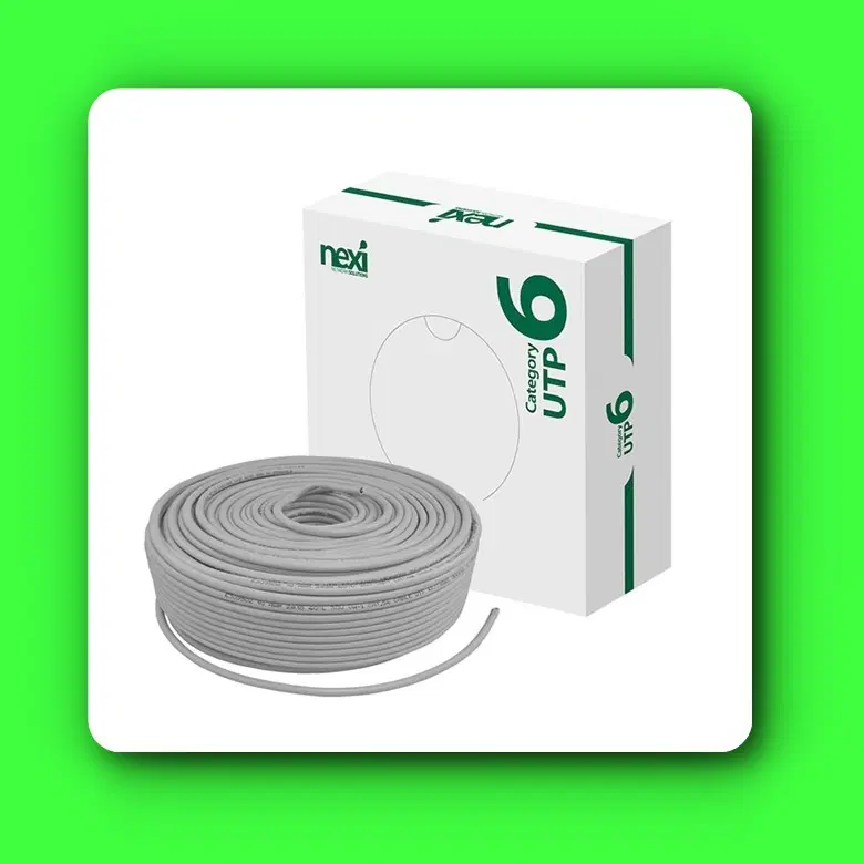 [도매가]24AWG CAT.6 UTP 랜케이블 LAN 그레이 100m 1롤/박스