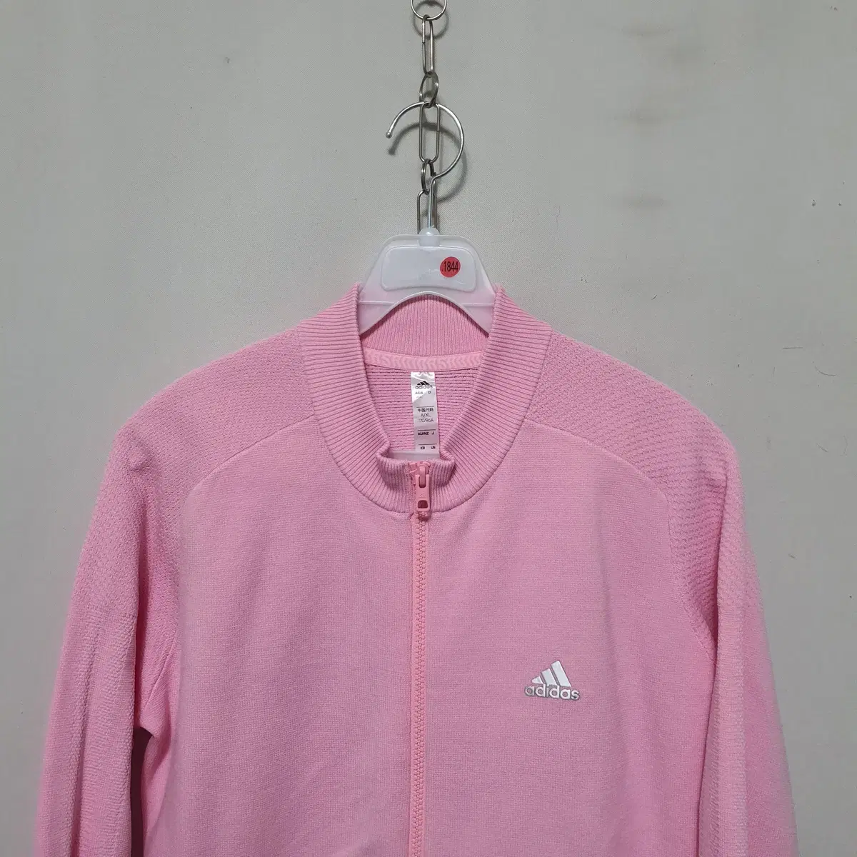 1844) 아디다스 여성 골프 테크 니트집업 XL