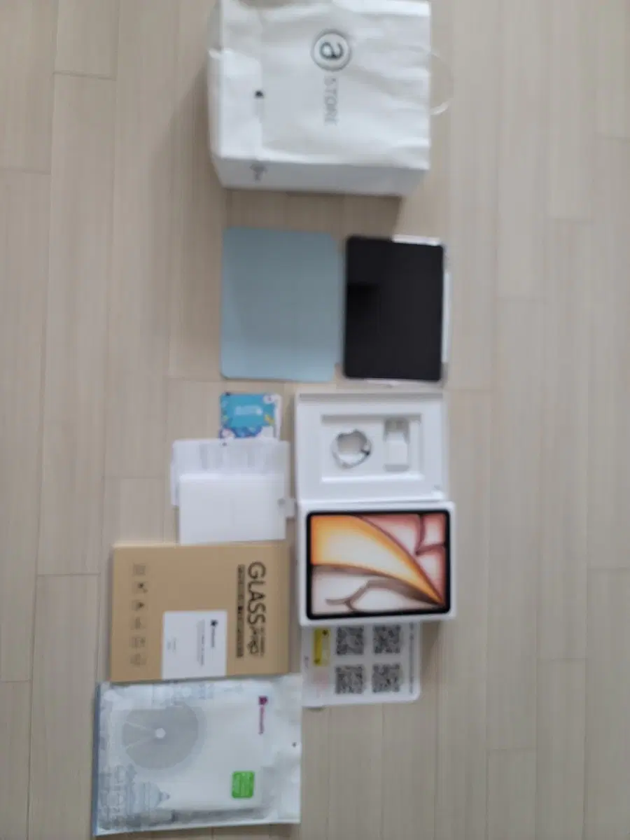 에어11 M3, 256Gbyte wifi 골드 풀박스 + 애플 팬슬 프로 정품
