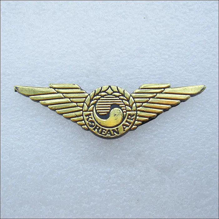 KOREAN AIR 대한항공 윙 핀 금색 (2205)