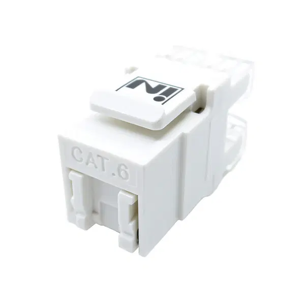CAT6 UTP 도어형 키스톤잭 화이트