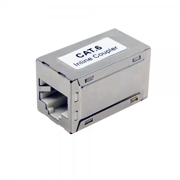 RJ45 I형 Inline 커플러 CAT6 메탈