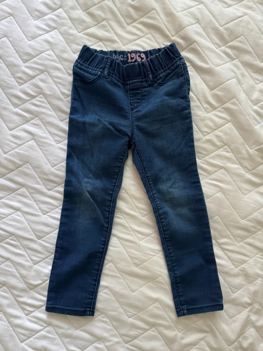 Baby gap 아동용 청바지 꽃무늬 자수 3t