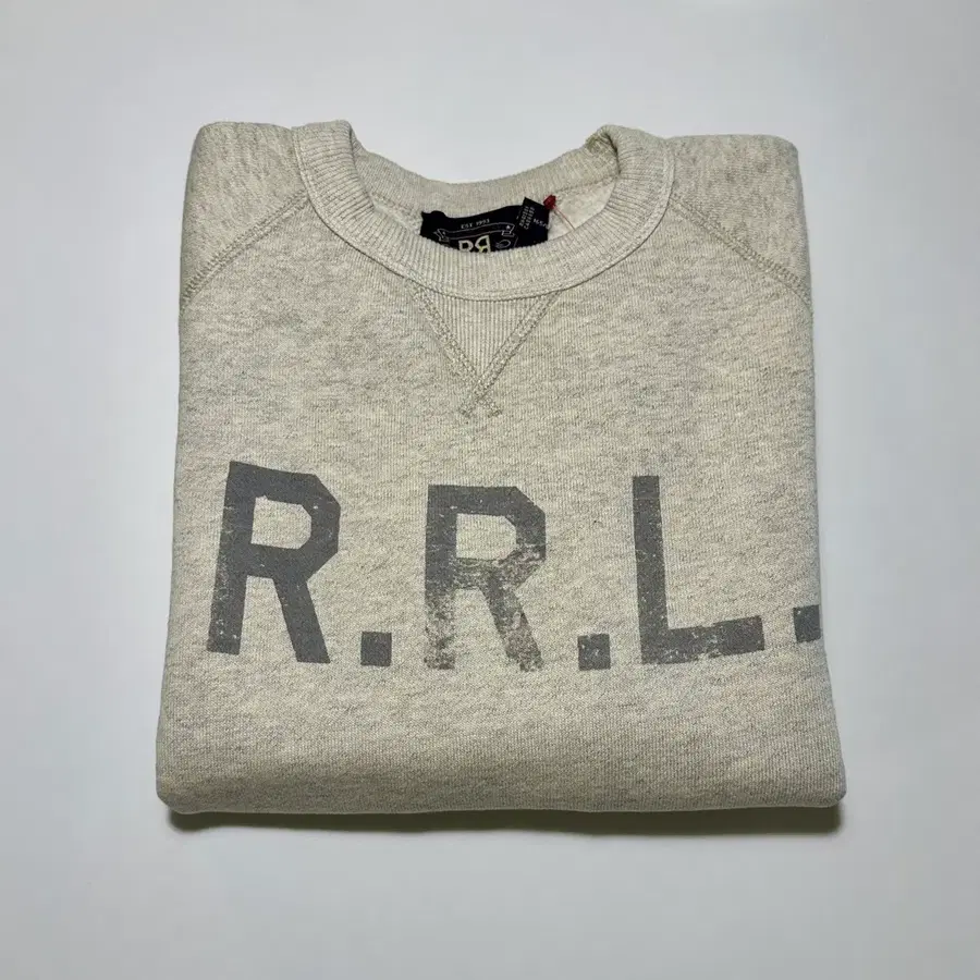 RRL 더블알엘 로고 플리스 스웨트셔츠 XS 신품