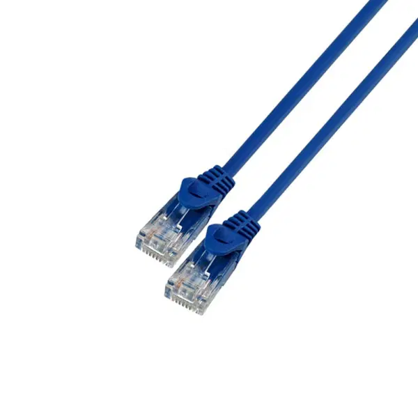 UTP 1Gbps지원 Cat.6 연선 랜 케이블 블루 2m