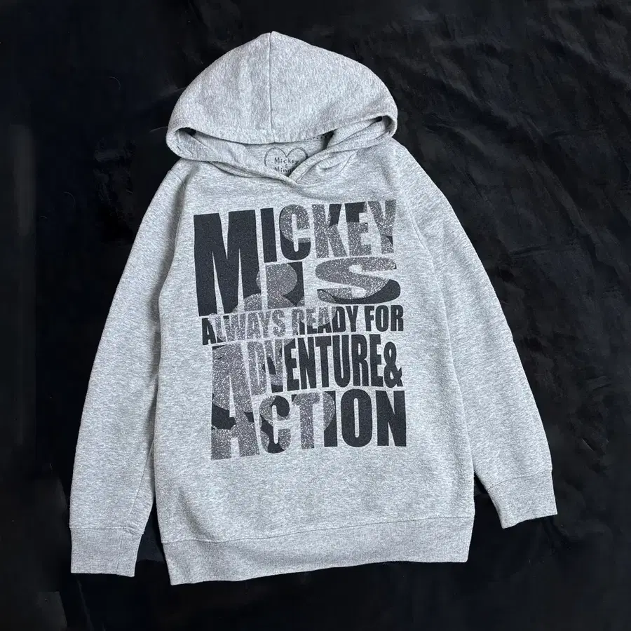 Disney Mickey & Minnie 글리터 후드티