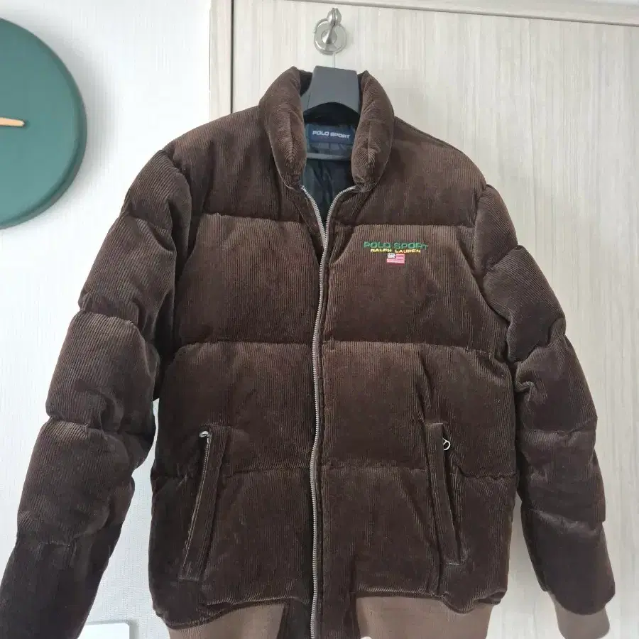 폴로랄프로렌 코듀로이 패딩(M)