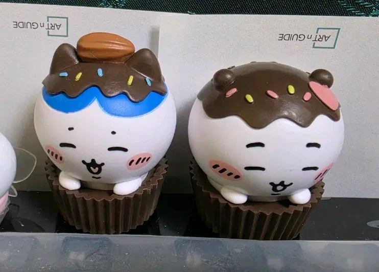 치이카와 하치와레 컵케이크 모니터 피규어 세트 가르마 먼작귀