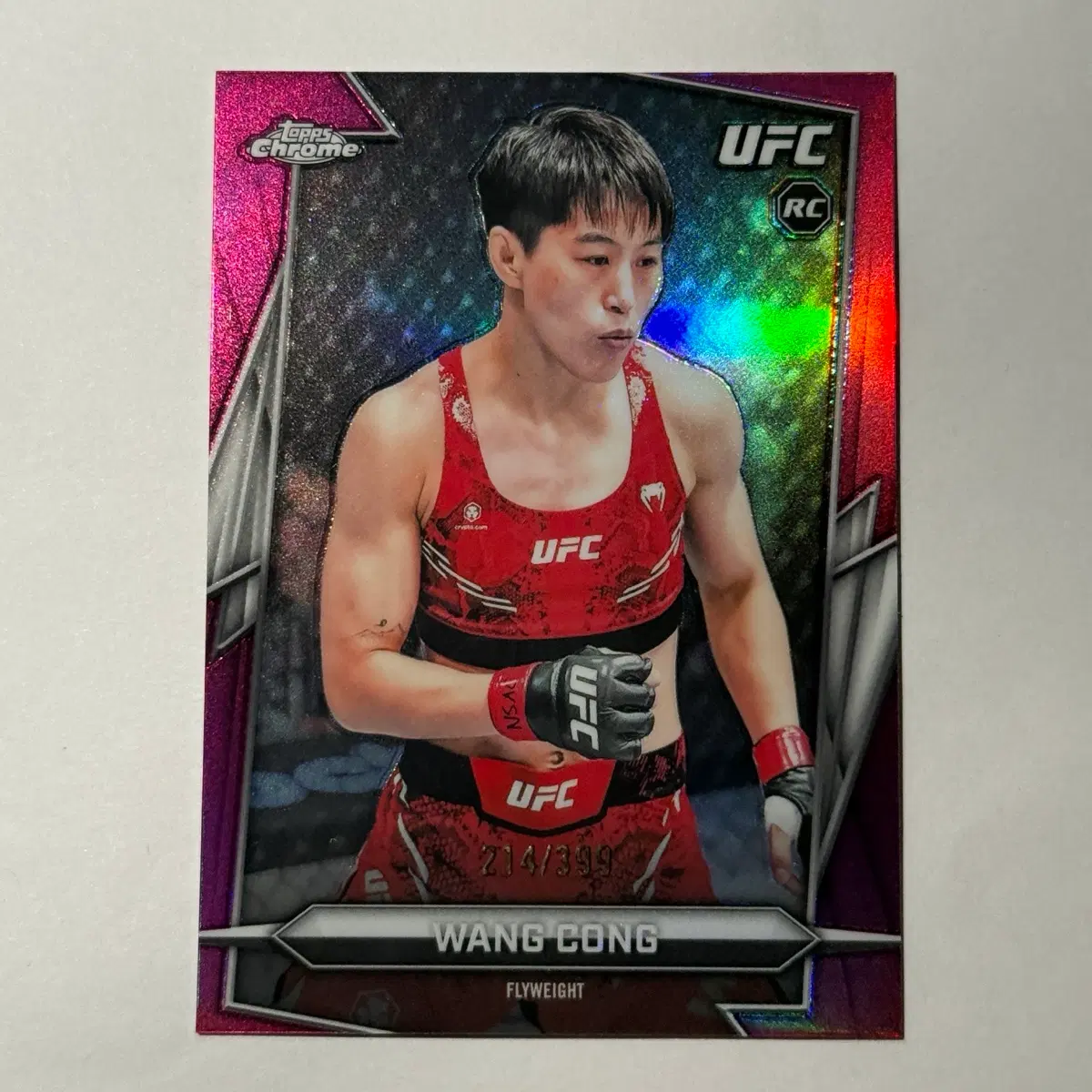 [루키 한정] UFC 왕 충 399한정 루키 탑스크롬 UFC 카드