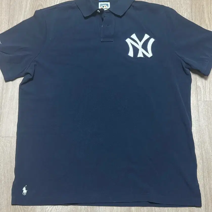 폴로 랄프로렌 x MLB 뉴욕 양키즈 카라티 네이비 L