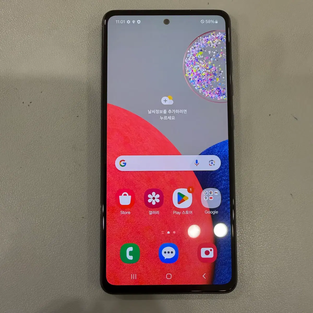 갤럭시 A52S 128G 블랙 정상작동 자급제 12만원에 싸게 팝니다