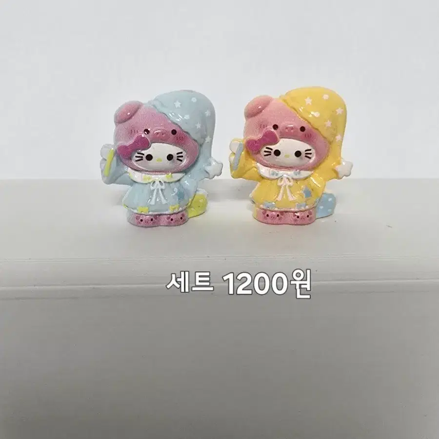 키티 잠옷 피규어 세트
