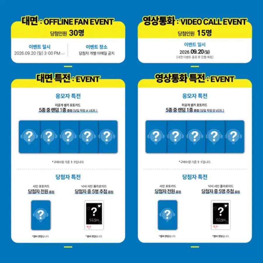 프로미스나인 비트로드 대면/영통 포토카드 세트