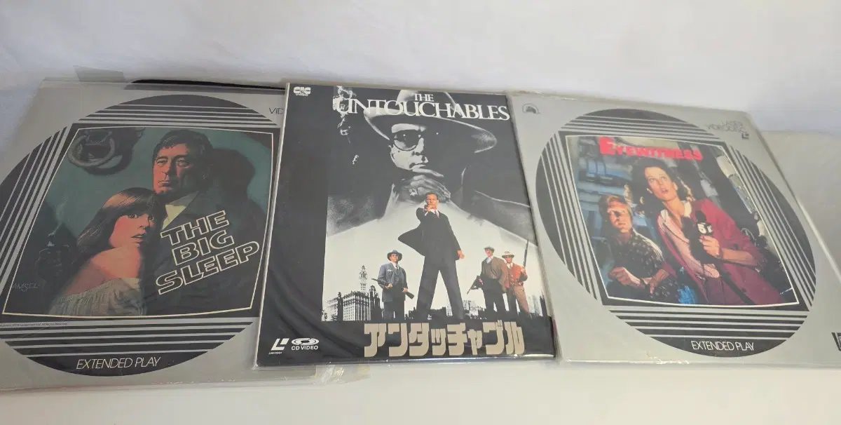 1980년대 빈티지 고전 영화 LD(레이저디스크) 3종 일괄 판매합니다.