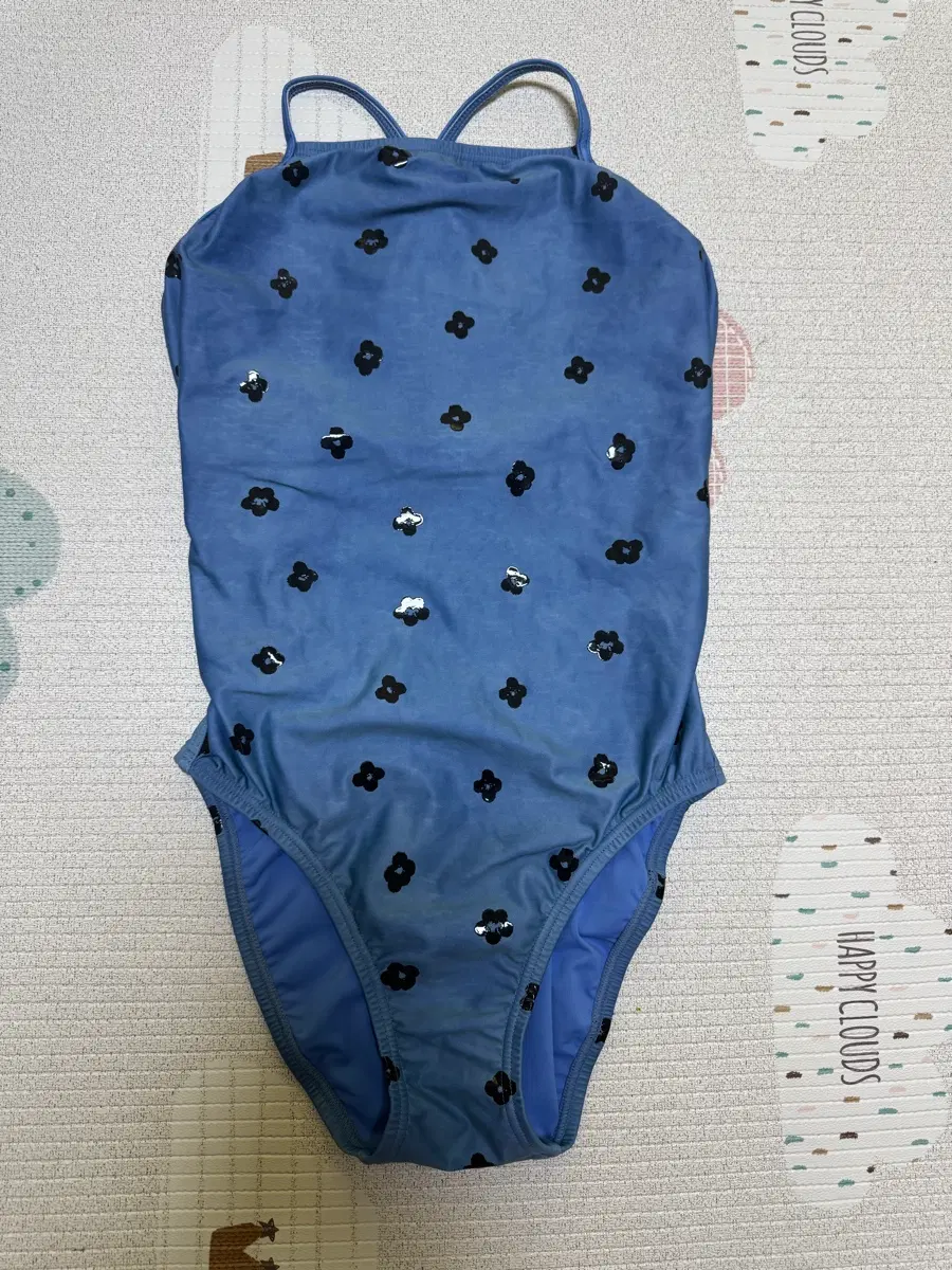 후그 엠보스 그레이블루까만꽃 여성수영복 XL(32)