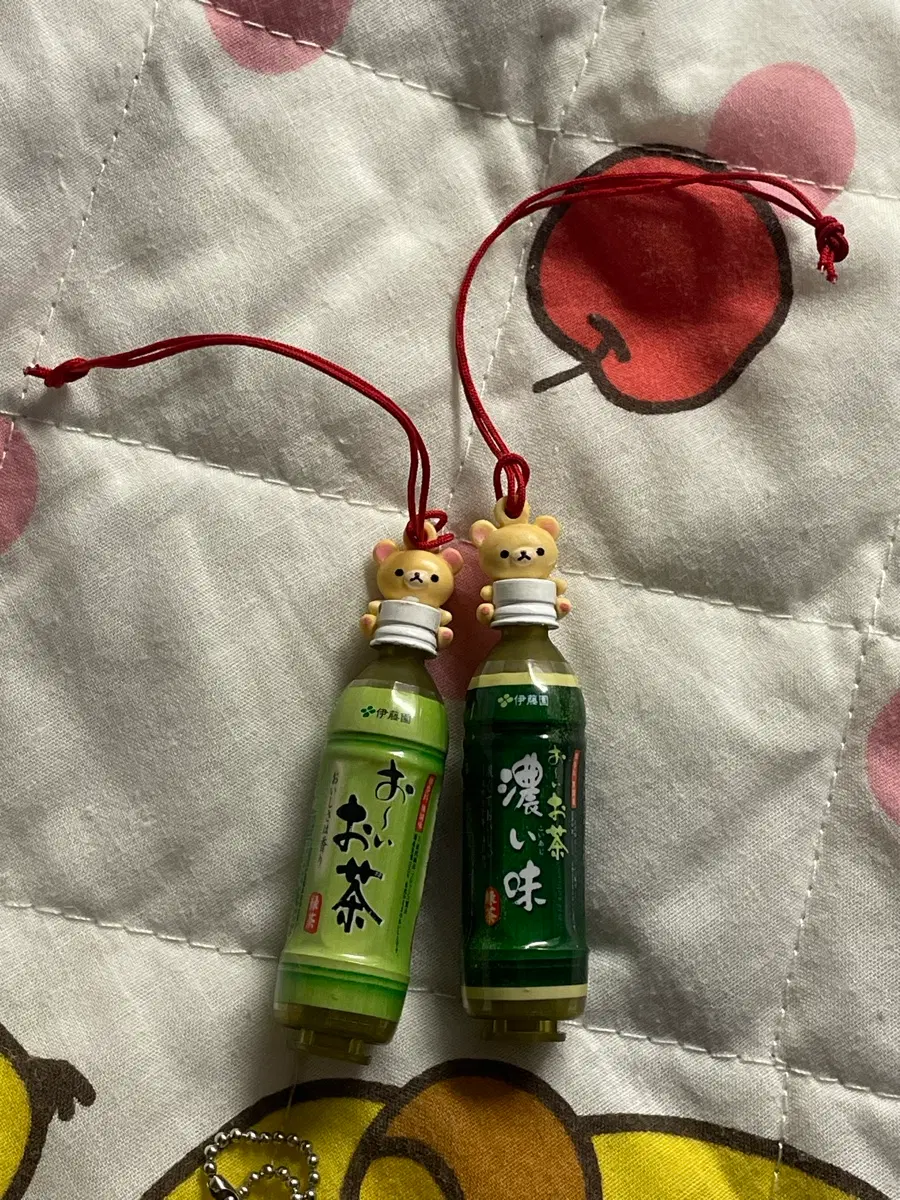 고전 코리락쿠마 녹차 스트랩 키링
