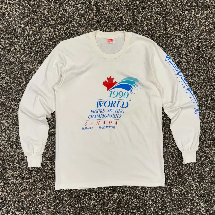 [L] 90s 빈티지 싱글스티치 롱슬리브 티셔츠 made in Canada