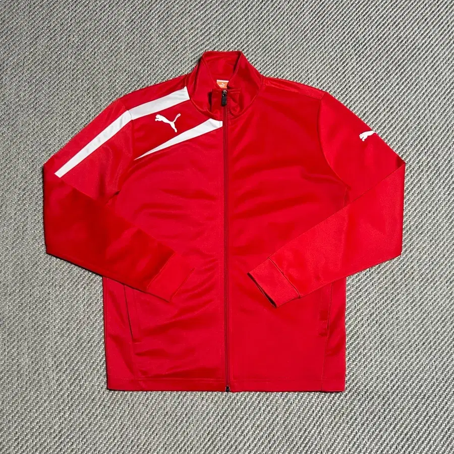 [M] Puma 푸마 빨/흰 폴리 트레이닝 져지