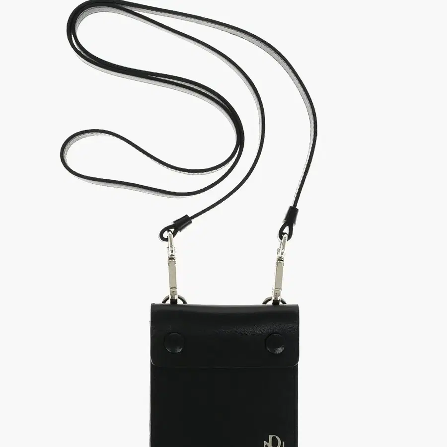NEIL BARRETT METAL MONOGRAM LEATHER STRAP bag
