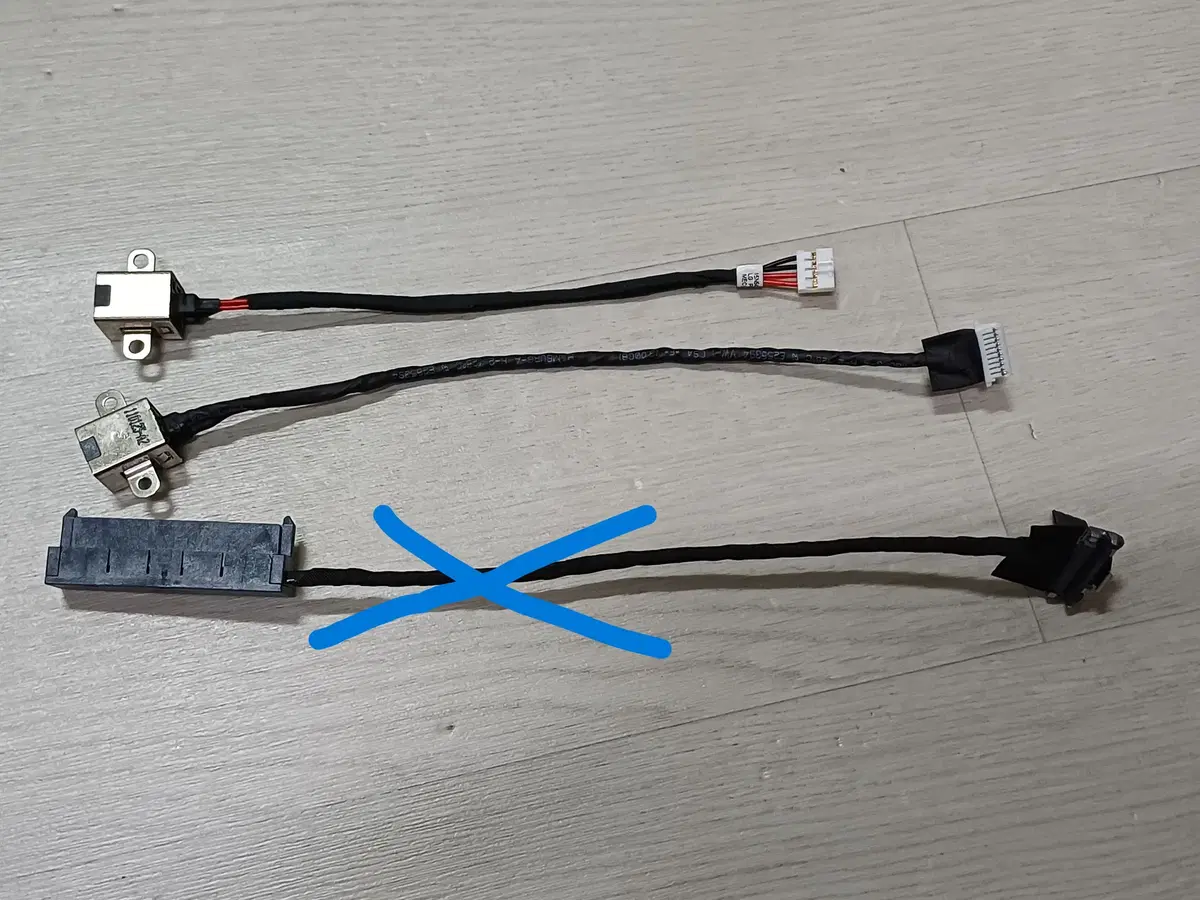 LG노트북 전원커넥터,전원연결부 미사용