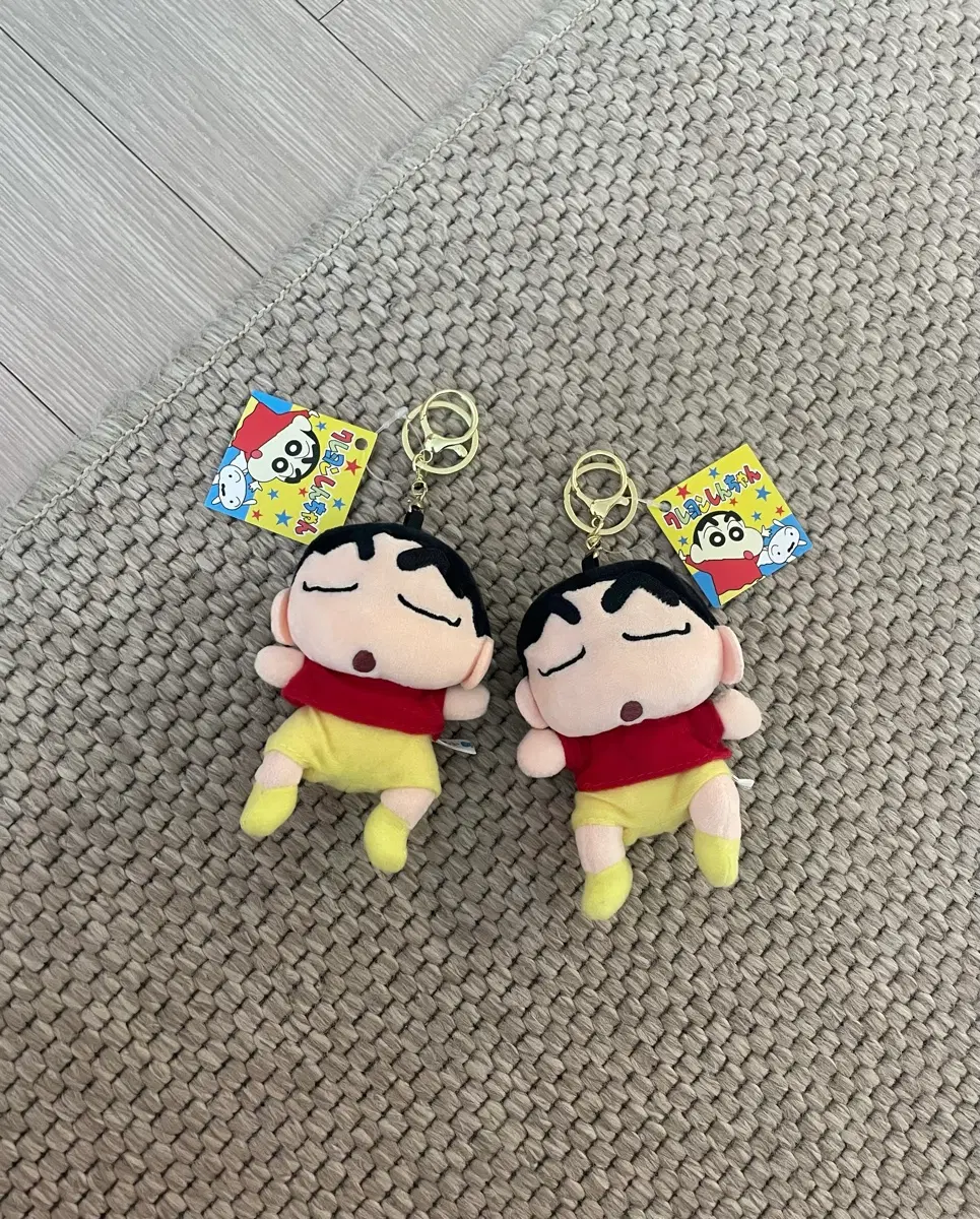 [새상품] 잠자고 있는 짱구 인형 키링