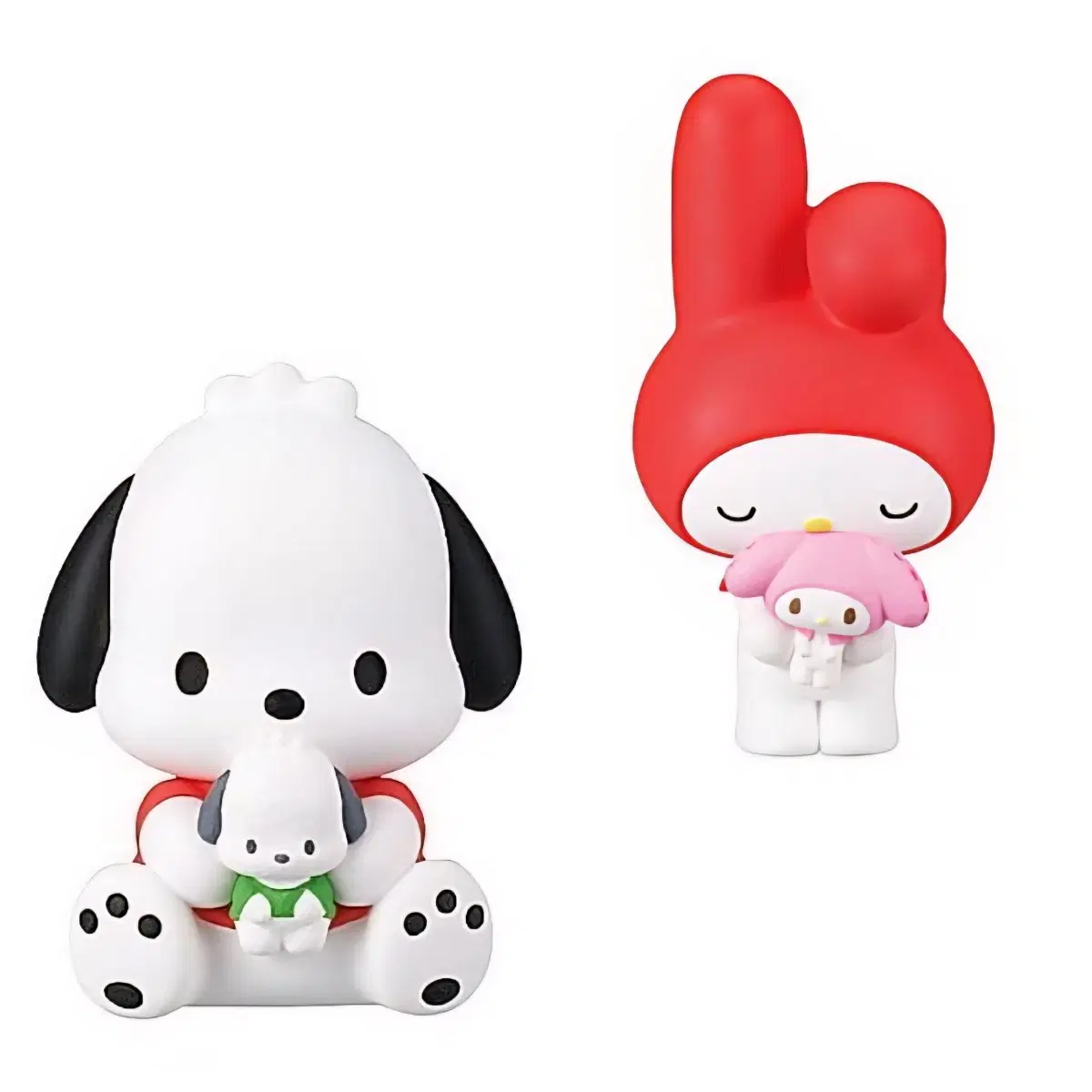 산리오 봉제 인형과 함께 꼬옥 안아줘 가챠 - 포챠코,마이멜로디