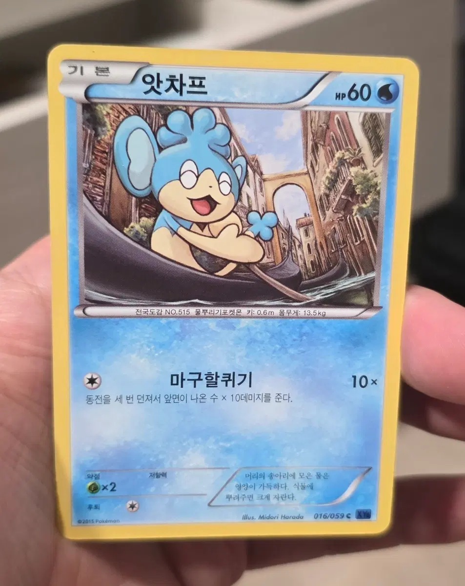 포켓몬 카드 앗차프 xy8 016 A-급