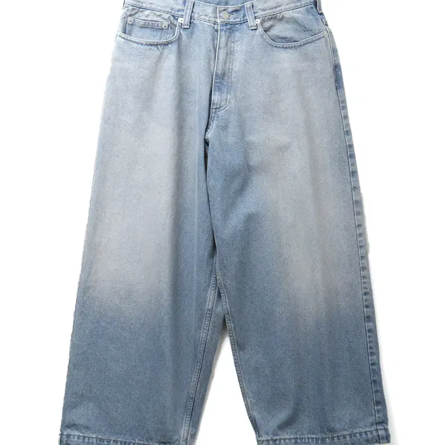 BEAMS Wide Straight Balloon Denim Pants