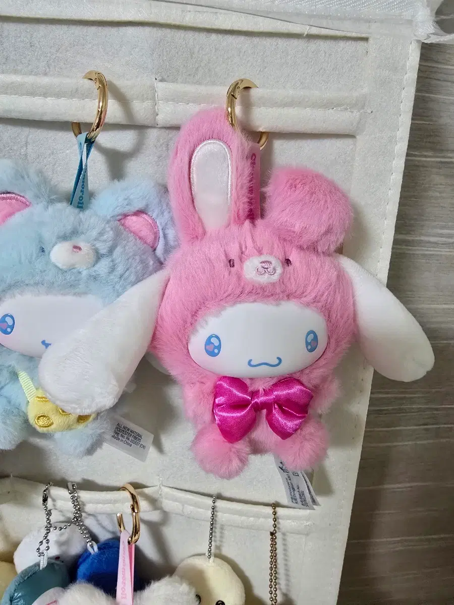 토끼 산리오 시나모롤 인형 키링