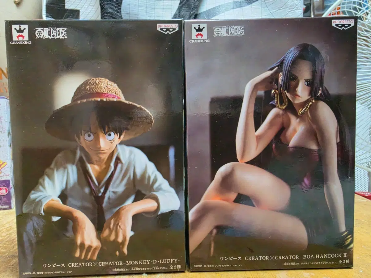 원피스 CREATOR X CREATOR 몽키 D. 루피와 보아 핸콕