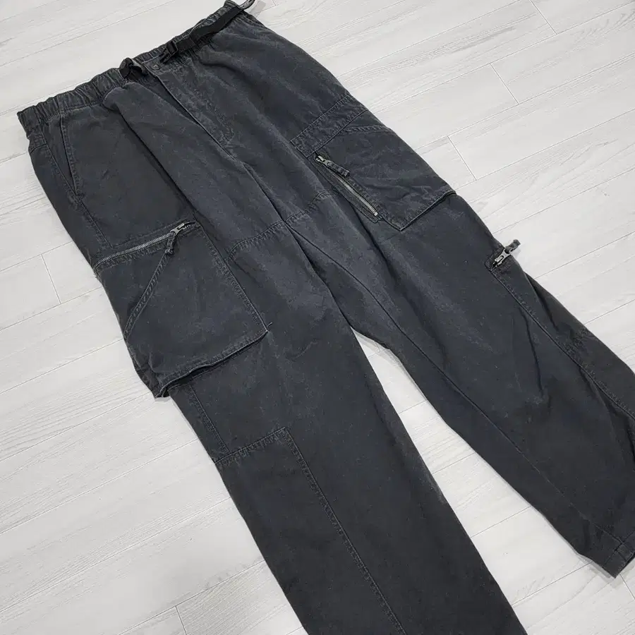 airwalk 카고 남색회색 긴바지 y2k 빈티지 지퍼