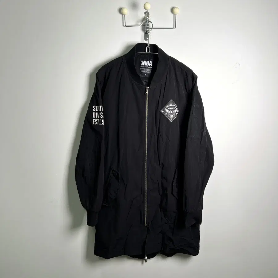 NBA 샬럿 호네츠 MA-1 롱 항공점퍼 XL