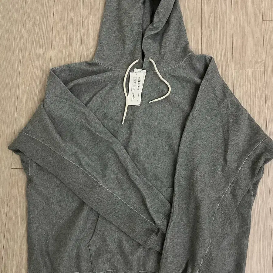 26ss 나나미카 풀오버 후드 티 (gray) XL