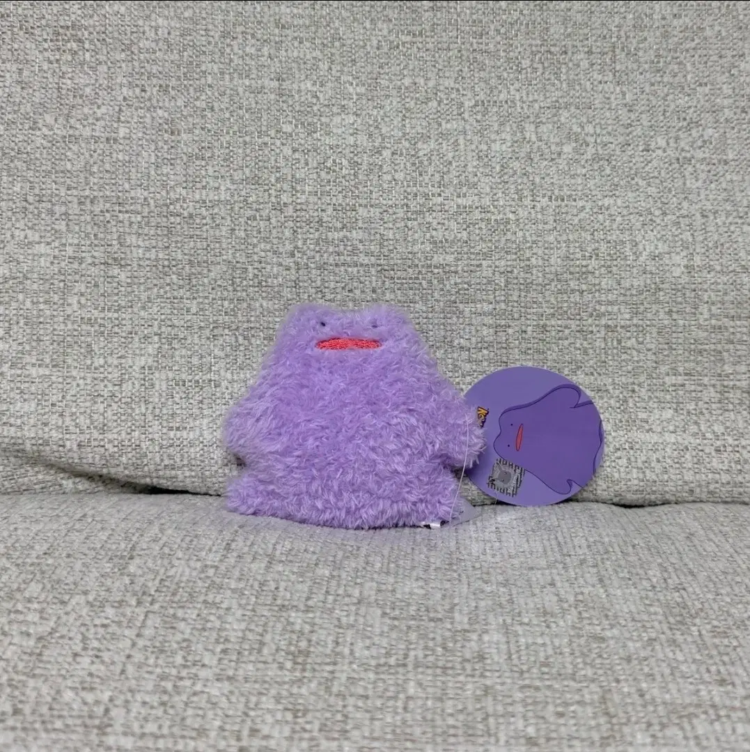 정품 포켓몬스터 메타몽 납작 인형 키링 가방고리