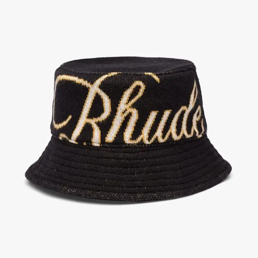[새상품] 루드 (RHUDE) 남성 스크립트 버킷햇 블랙 FREE