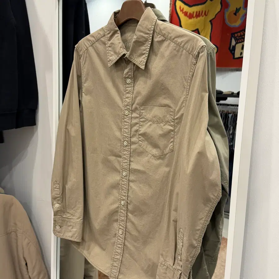 00s Gap 갭 립스탑 워크 셔츠
