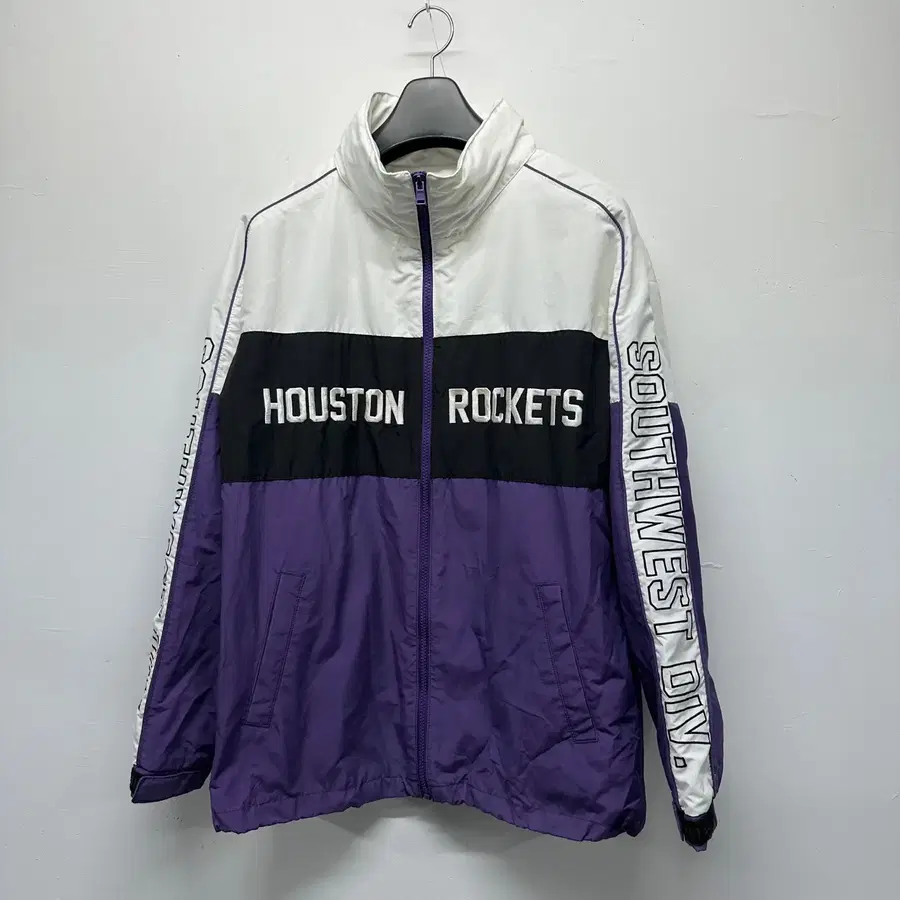 NBA 휴스턴 로켓츠 Houston Rockets 컬러블록 바람막이 M 95