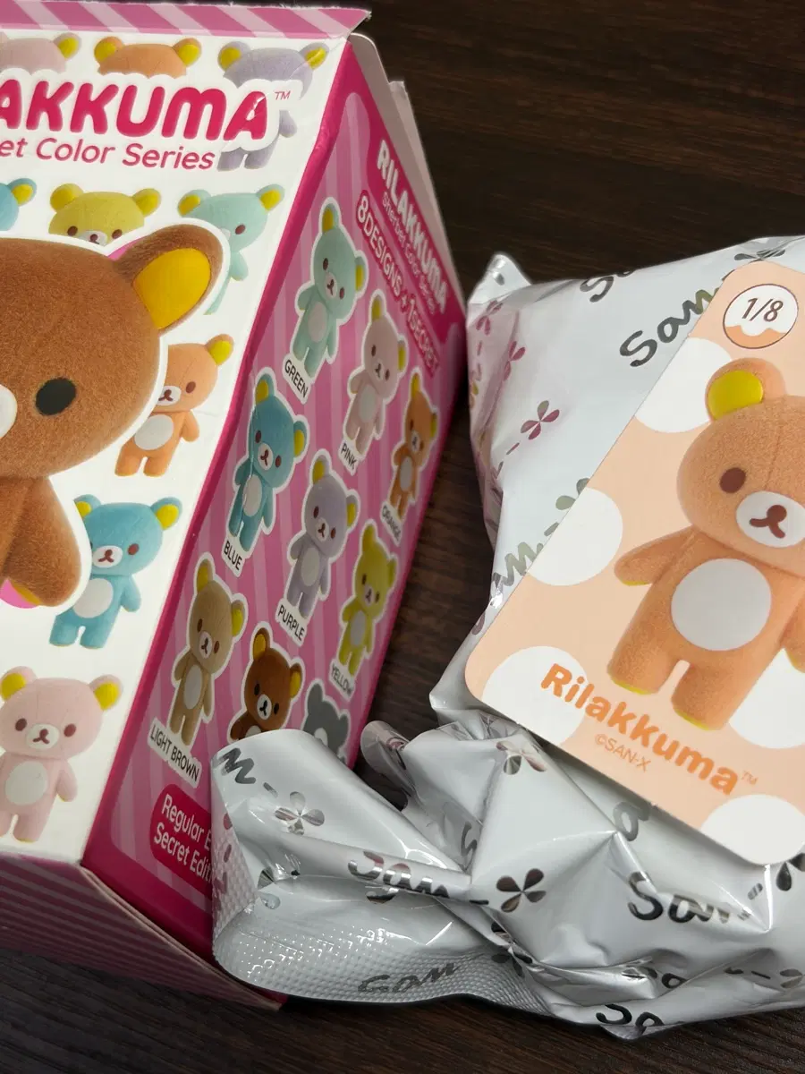 산엑스 리락쿠마 샤베트 셔벗 컬러 시리즈 피규어 오렌지