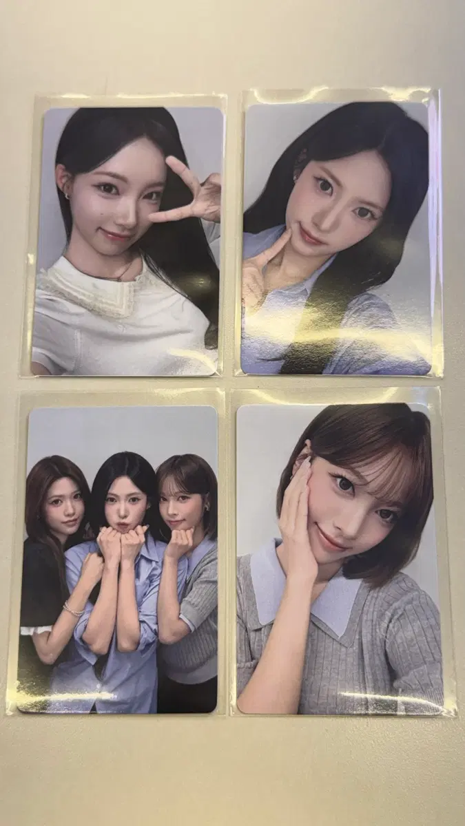 리센느 팝업 특전 포토카드 4장 일괄 판매