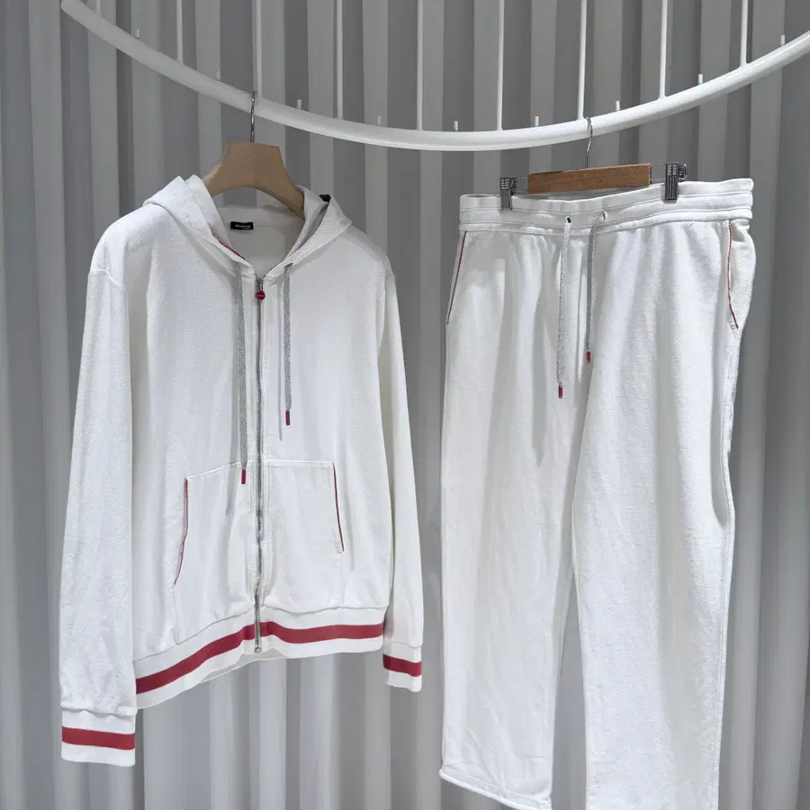( A / XL ) 키톤 코튼 트랙수트 트레이닝 스웨트 후드집업 팬츠 셋업