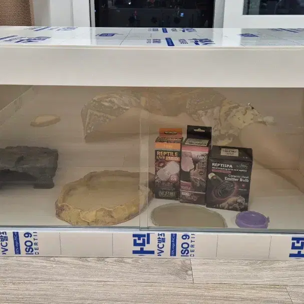 자동 온도조절 포맥스 3자 사육장 용품포함