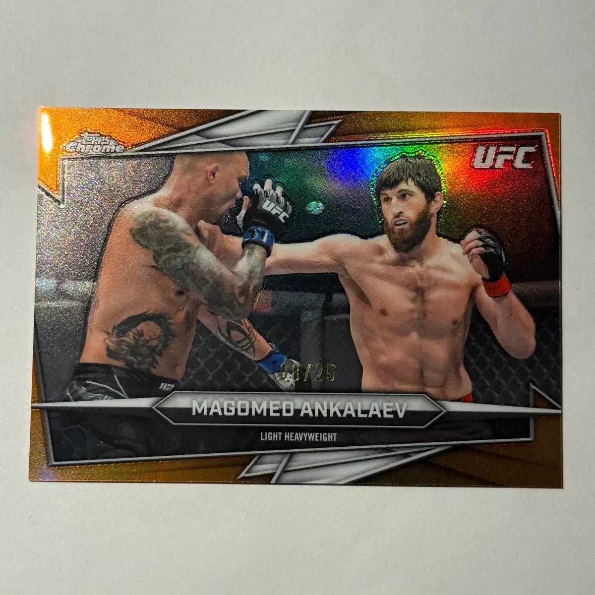 [한정] UFC 마고메드 안칼라예프 25한정 오렌지 탑스크롬 UFC카드